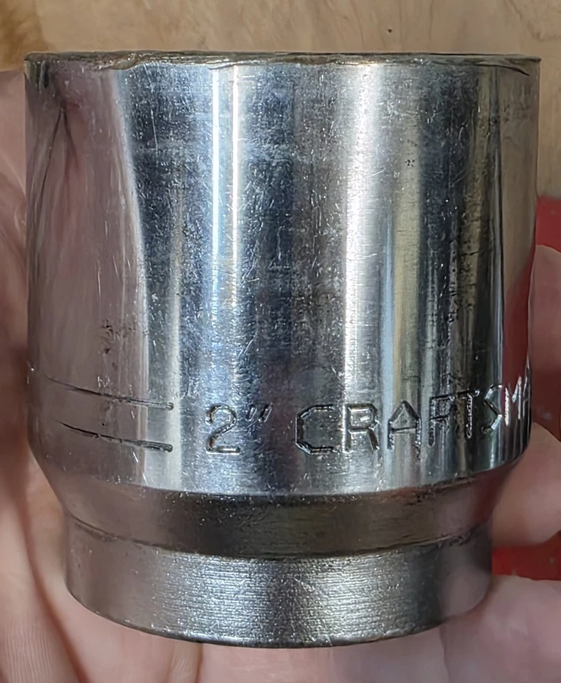 Craftsman 3/4" Dr. 8pc Socket Set 1-1/4"-2" (With Skips) 12pt V Series + 1 G USA - Image 3 of 4