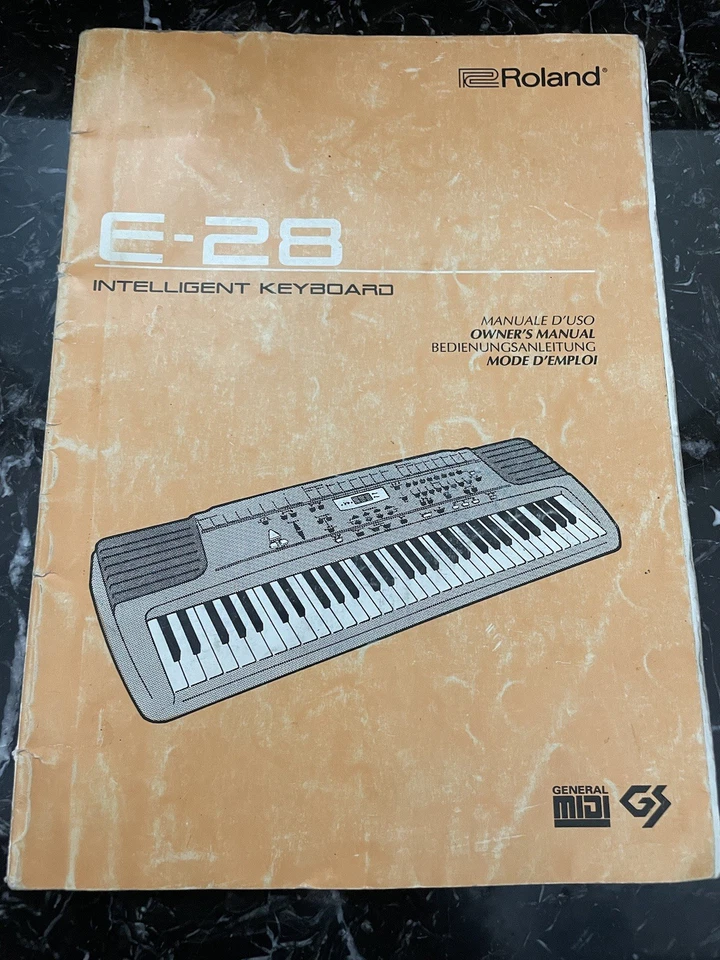 Roland E-28 Intelligent Keyboard Original Reference Manual Owner's Manual Book. - Image 2 of 4