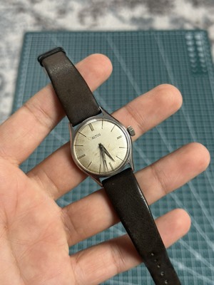 Glycine Altus 1960s, steel case, Swiss Made