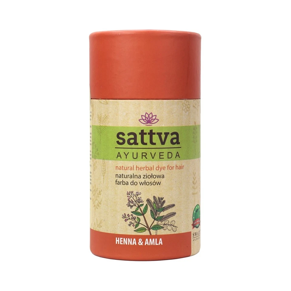 Sattva Natürliche Kräuter-Haarfarbe 100g - Glänzendes, gesundes Haar - Bild 1 von 1