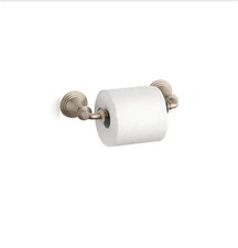 Devonshire Wall-Mount Double Post Toilet Paper Holder in Vibrant Brushed Bronze