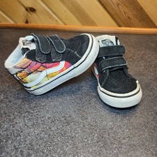 Vans Skater Shark Shoes Little Toddler 4.5 Sunset Sneakers