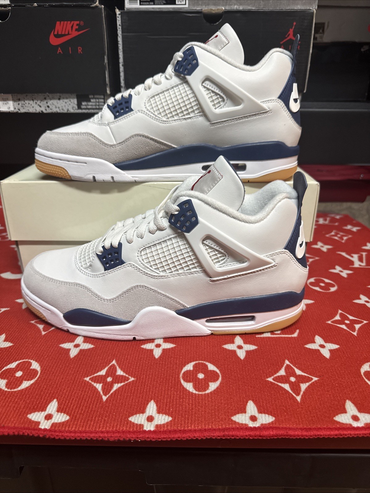 SAOLA Jordan 4 Retro SB Navy taglia 11