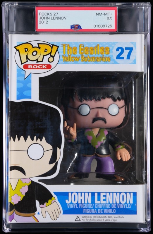 PSA 8.5 Funko Pop! Rock John Lennon (The Beatles Yellow Submarine) 27