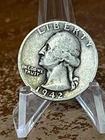 1942 -S Washington silver quarter 90% silver  - as shown # WL63