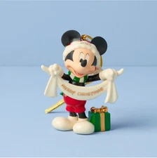Lenox Annual Mickey Mouse Christmas Ornament New Dated 2025 896877 Disney