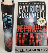 Product Image: Depraved Heart A Scarpetta Novel by Patricia Cornwell Signed Copy HC #B1223