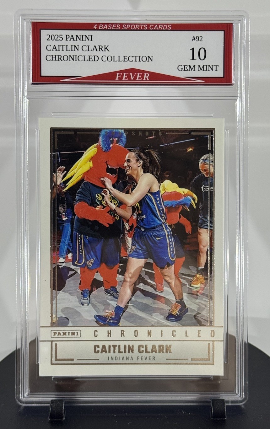 2025 Panini Caitlin Clark CHRONICLED COLLECTION Card #92 Gem Mint 10