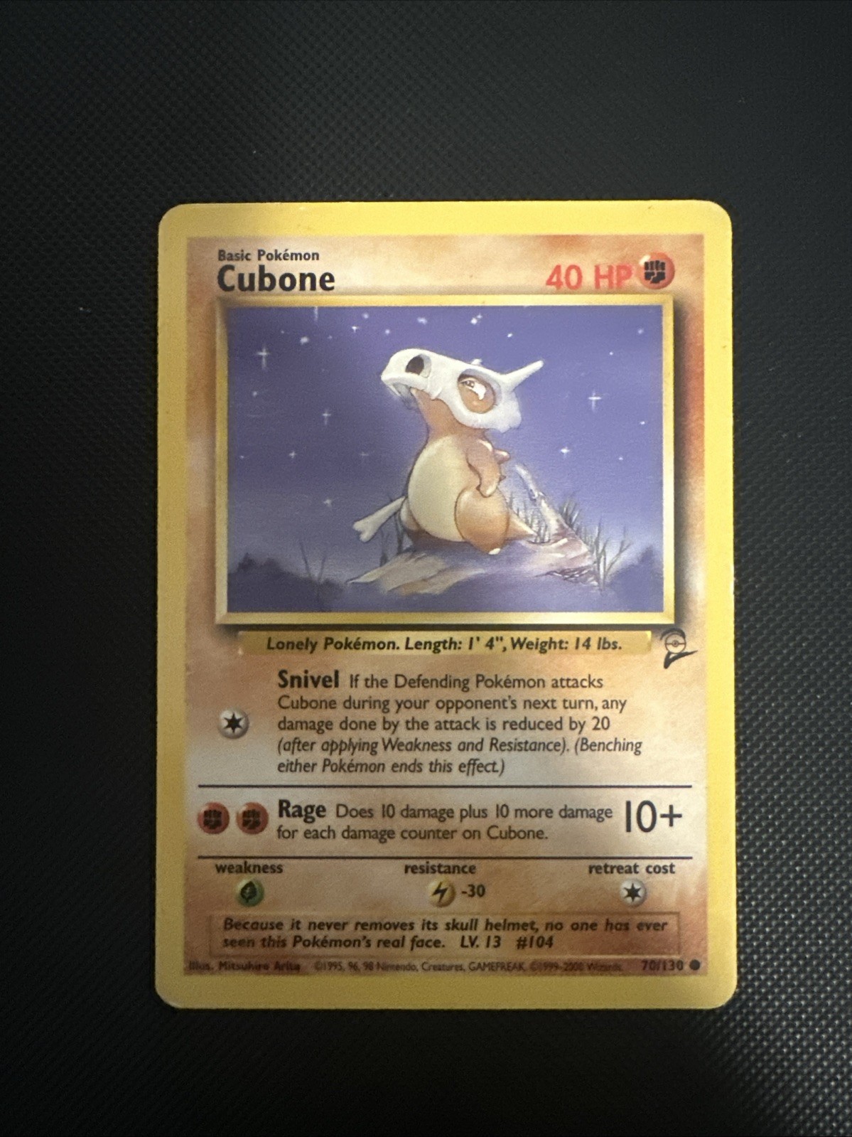 Cubone 070/130 Base Set 2 Regular