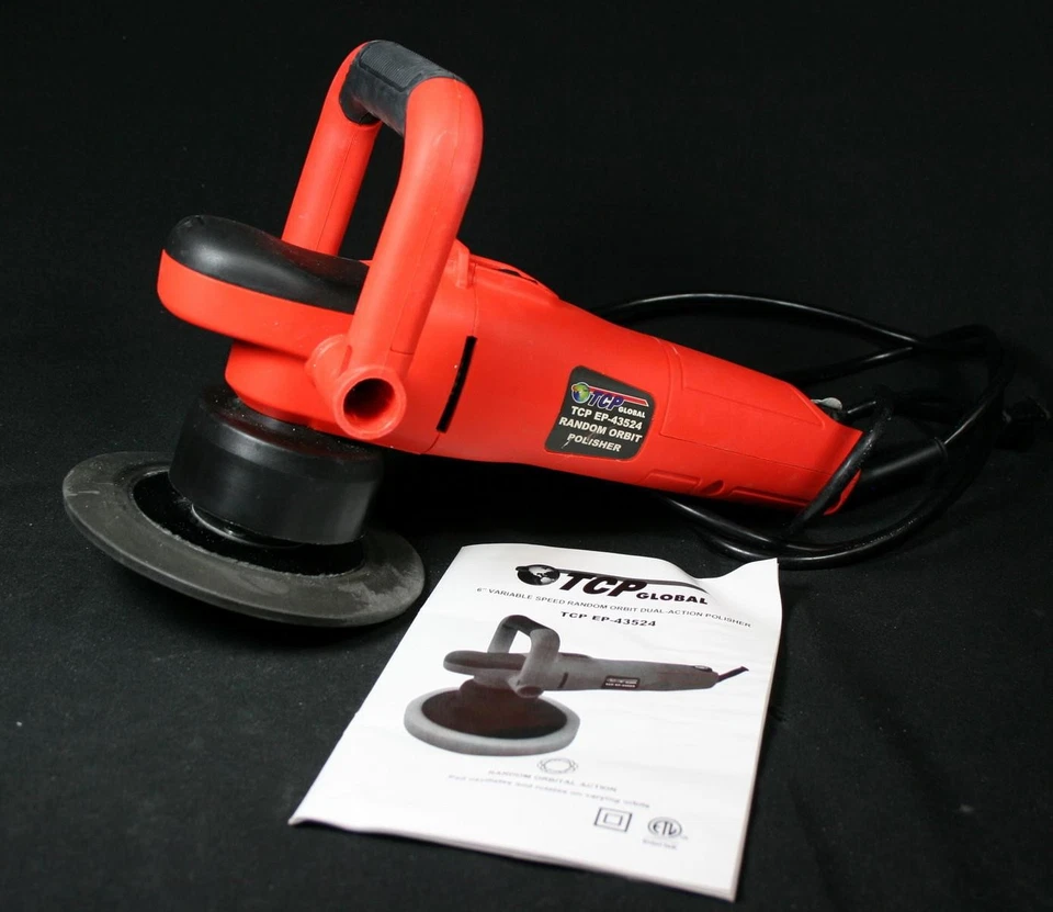 TCP EP-43524 6" Variable Speed Random Orbit Dual-Action Polisher with a 6 Pads - Image 2 of 4