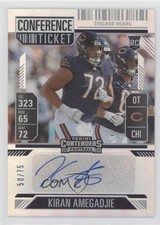 2024 Panini Contenders Rookie Conference Ticket 50/75 Kiran Amegadjie Auto rf2