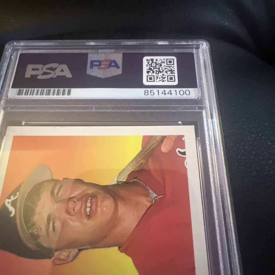 Partitura #671 Chipper Jones 1991 autógrafo radiocontrol novato gema como nuevo PSA ADN 10 automático Foto 4 de 4