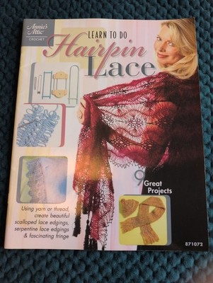Learn To Do Hairpin Lace Crochet Leaflet Book 871073 Vintage Patterns Guide