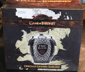 GAME OF THRONES Officially Licensed Sigil Tankard House Targaryen FIRE & BLOOD
