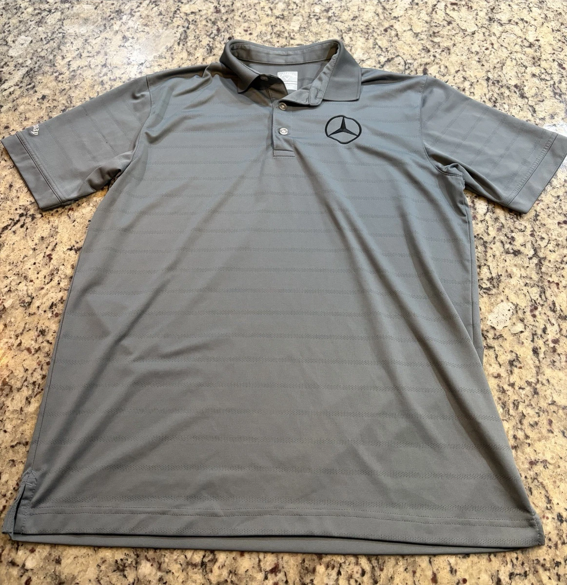 Callaway ゴルフシャツ メンズ 16サイズ グレー Mens Short Sleeve