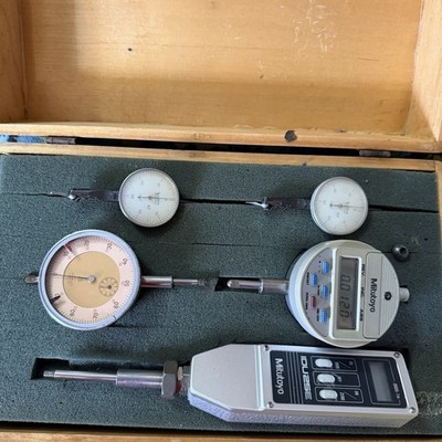 Untested Lot Machinist Indicators Carl Mahr Mitutoyo 575 543 Analog Dial 2 Test