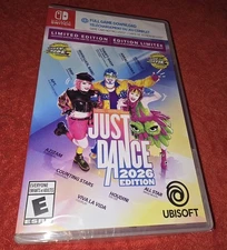 Just Dance 2026 Edition - Limited Edition,  (Nintendo Switch ) BRAND NEW SEALED 
