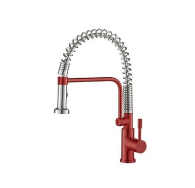 Isenberg / Flusso - Caso- 316 Stainless Dual Spray Kitchen Faucet W/ Pull...