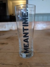 Meantime Schooner Half Pint Glass Brand New - tall And thin