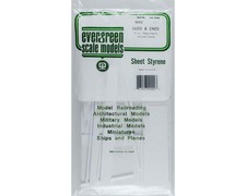 Evergreen Scale Models White Sheet Odds  Ends EVG9002 