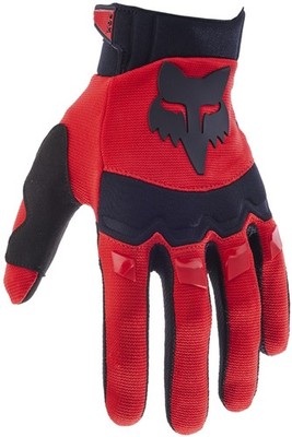 Fox Racing Dirtpaw Mens MX Gloves Fluo Red