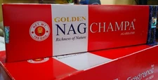 Golden Nag Champa Incense 15g
