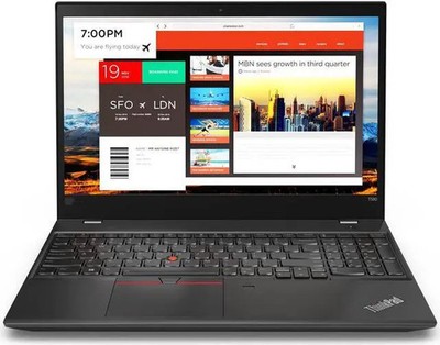 Lenovo Thinkpad T580 15.6 in Intel 16GB RAM 256GB SSD Windows 10 Pro i7-8650U