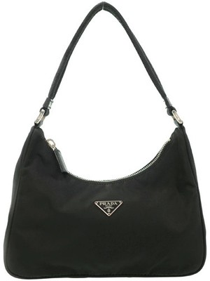 Prada Tessuto Nylon Saffiano ReEdition 2005 Bag Black