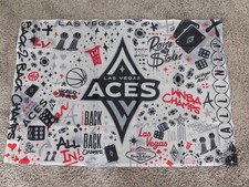 WNBA LAS VEGAS BACK-2-BACK CHAMPIONS BANNER / FLAG