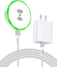 Magnetic Wireless Charger Mag-Safe Charger Fast Charging Pad for iPhone 16e/16 P