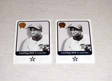 2001 Fleer Greats of the Game 64 Cool Papa Bell Lot (x2)  Negro Leagues