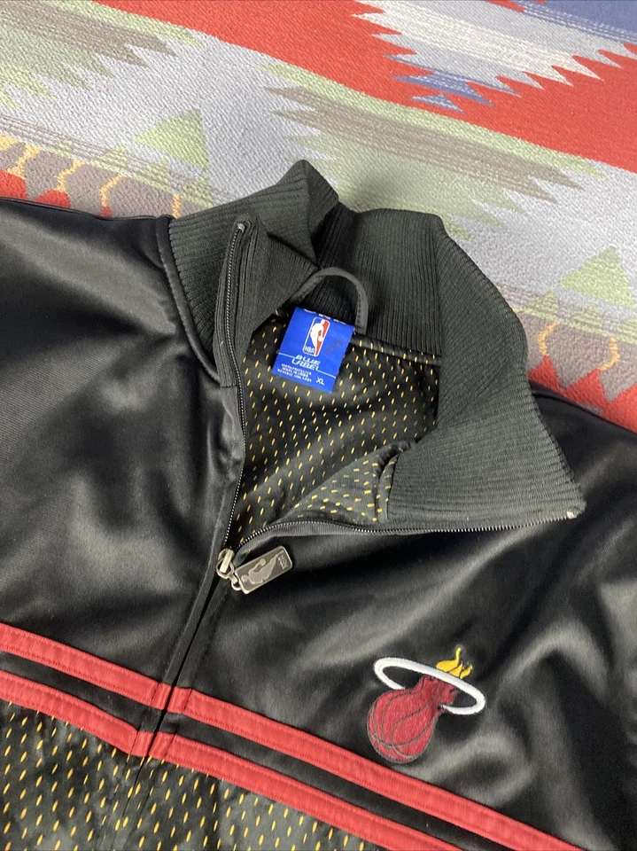 UNK NBA Blue Label Miami Heat Bomber Jacket Track Mens Sz XL - Image 2 of 4