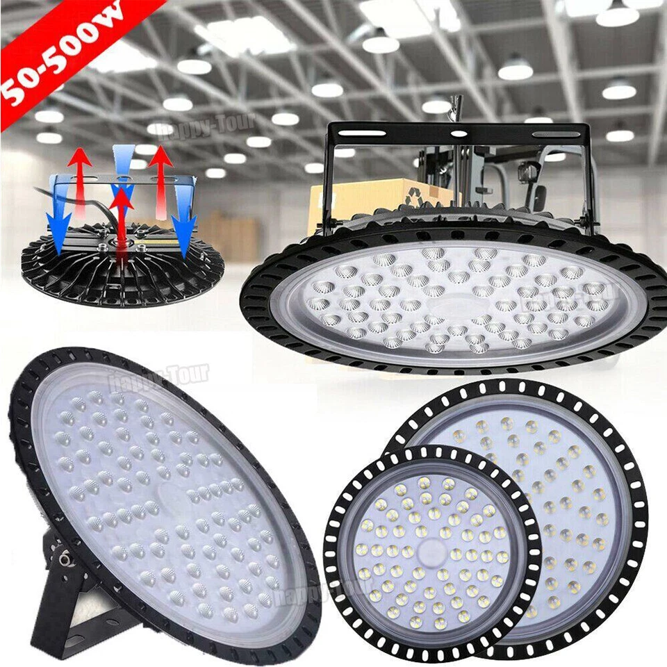 CATINBOW UFO LED High Bay Light 100W 200W 300W 500W Warehouse Led Lamp Garage Shop Light