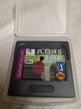 PGA Tour Golf II 2 (SEGA Game Gear) Authentic Cart And Plastic Cover