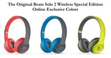 BEATS BY DR. DRE SOLO 2 WIRELESS ON-EAR HEADPHONES W. POP COLORS B0534 SOLO2WL