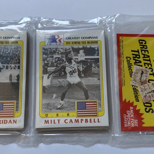 45 Sealed 1983 Historys Greatest Olympians Trading Cards Collector Dorothy Hamill - Bild 4 von 8