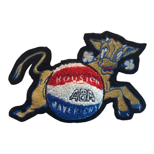 1968-69 HOUSTON MAVERICKS ABA BASKETBALL HARDWOOD CLASSICS 6" CHENILLE PATCH - 第 1/1 張圖片