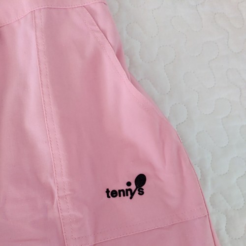 Girls Pink Pleated Skort Tennis Pockets Kitty Cat Lovely Embroidered - Picture 4 of 8