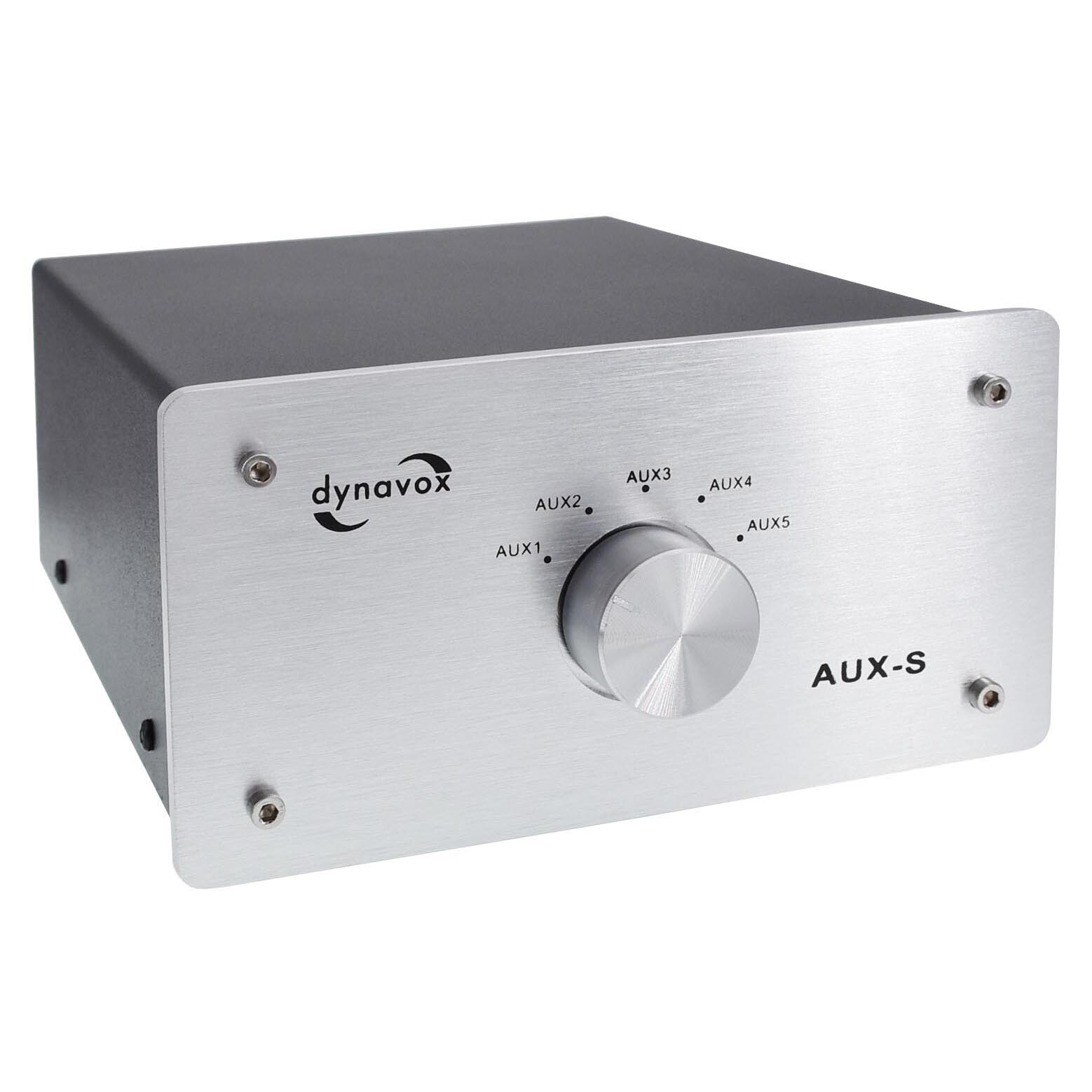 Commutatore Audio Dynavox AUX-S - 5 Ingressi RCA - Nero, Metallo - Foto 9