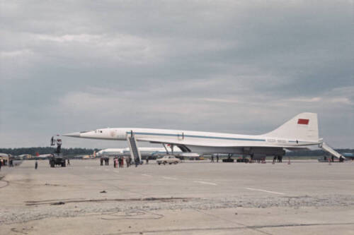 New Soviet Built Supersonic Transport Aircraft Tupolev Tu-144 1972 OLD PHOTO