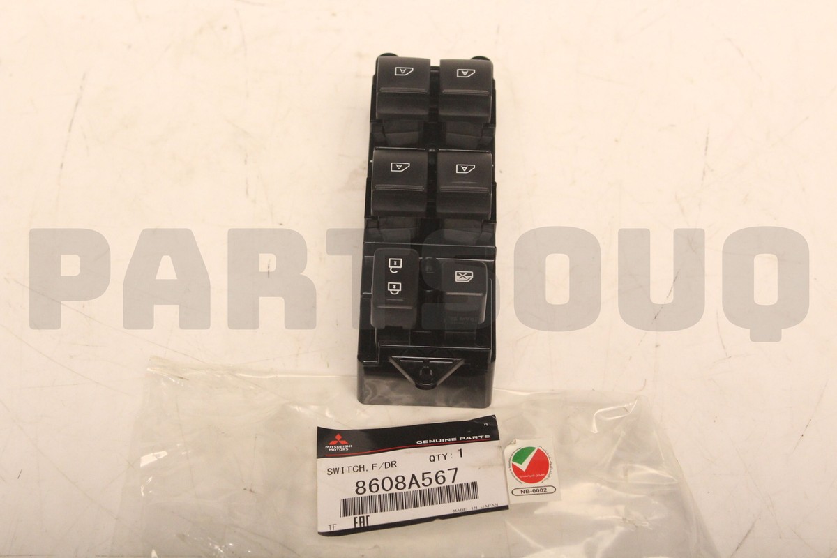 8608A567 Genuine Mitsubishi SWITCH,F/DR WDO DRIVR SIDE | eBay