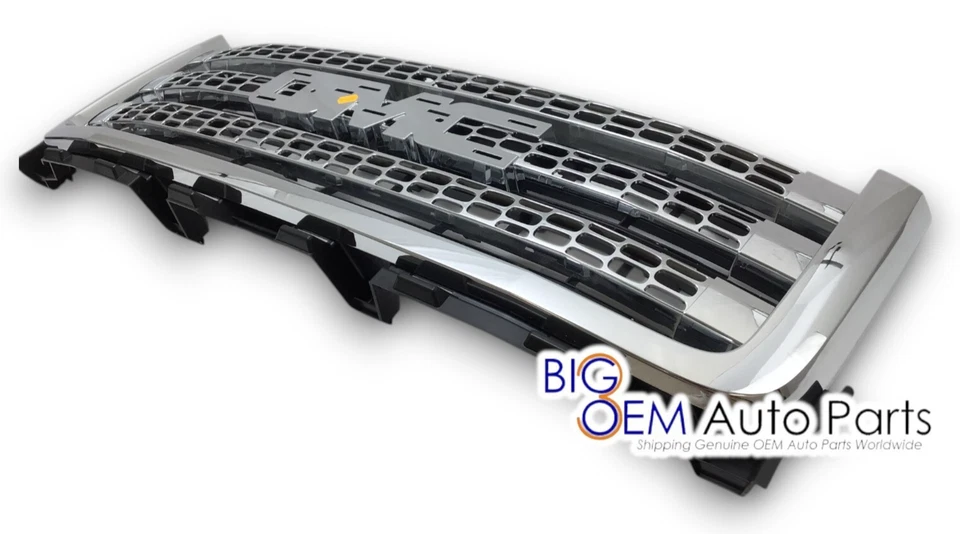 2012 2013 2014 GMC Sierra 2500 3500 передняя решетка хром новый OEM 23203128 - Изображение 3 из 4