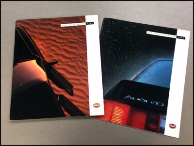 1988 Audi 80 90 54-page Original Car Sales Brochure Catalog - Quattro