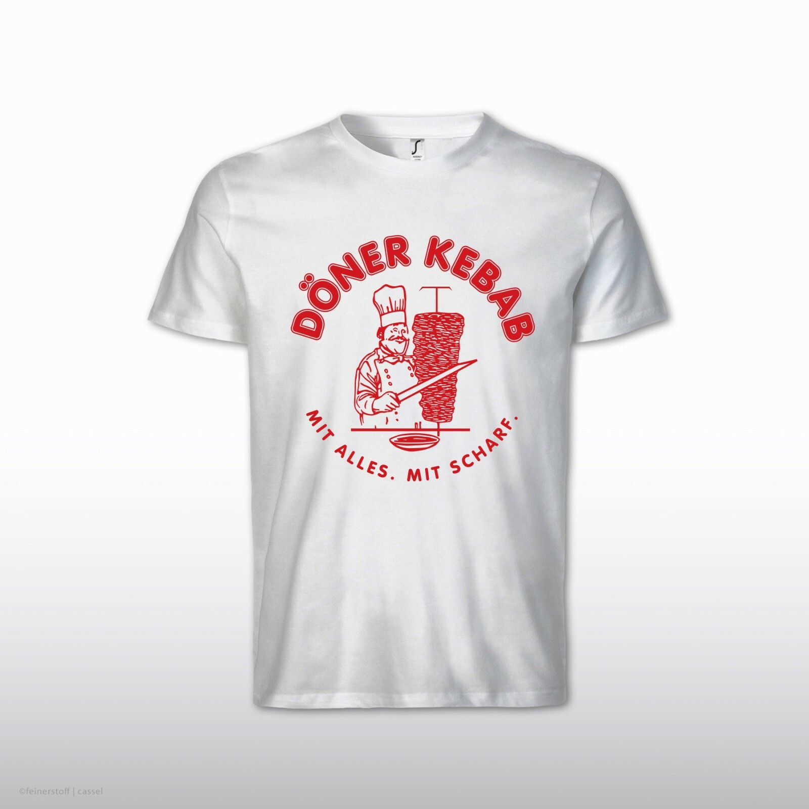 KEEN T shirt divertente DÖNER KEBAB regalo cult per giranti appassionati di pizza frase divertente