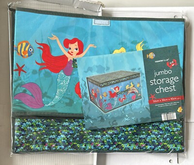 Large Collapsible Storage Box Folding Jumbo Storage Chest Kids Room Toy Box  -14E UK