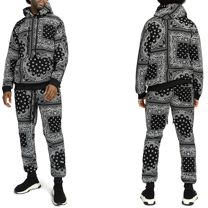 Men's Bandana Paisley Fleece Tracksuit Set Jacket Hoodie Sweatpants S~5XL ST875
Opens in a new windo