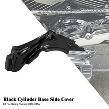 Motorrad Zylinder Basis Seite Abdeckung Schwarz Rahmen Fall Für Harley Touring