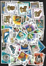 Sports 300 Different Stamps Used