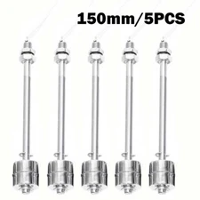 5PCS Stainless Steel 150mm Float Switch Tank Liquid Water Level Sensor 0-220V