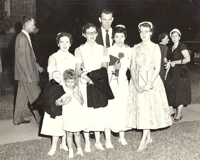 Original Vintage Large 1950s RP- Nursing School & Hospital- Nurse Graduation-  #3 | eBay